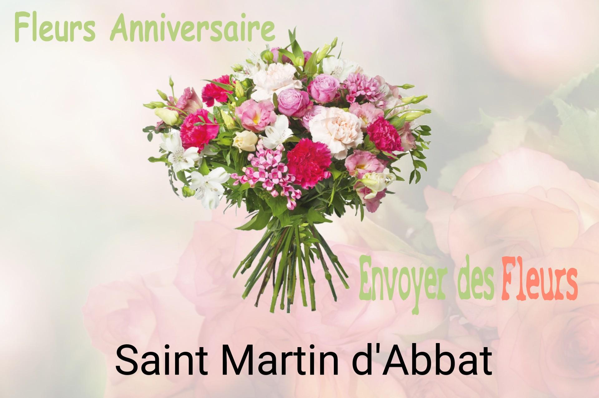 Bouquet de fleurs d’anniversaire livré à Saint-Martin-d'Abbat
