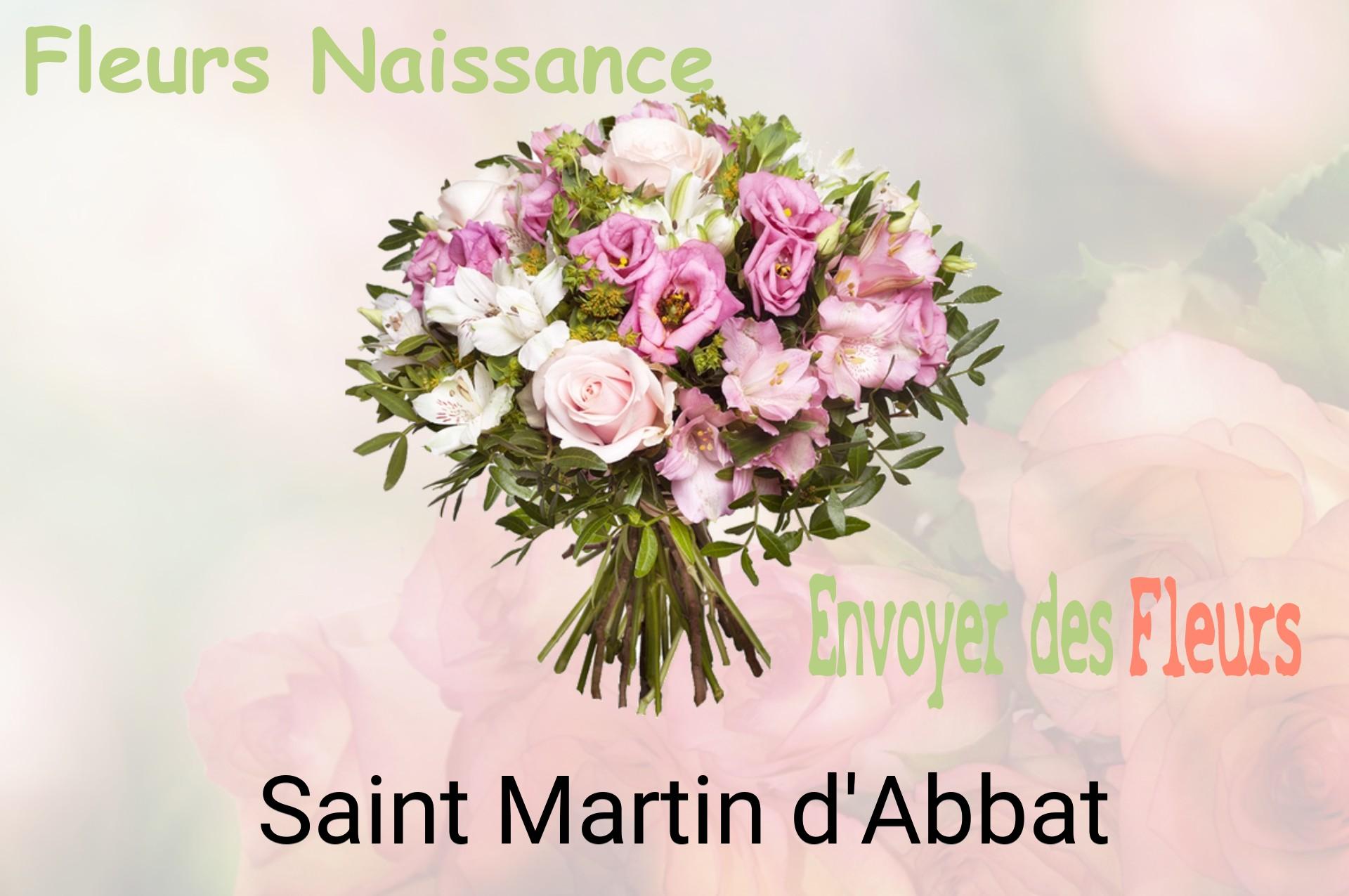 Bouquet de fleurs de naissance livré à Saint-Martin-d'Abbat